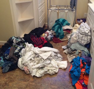 pile of dirty laundry