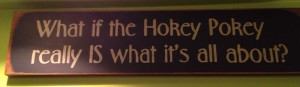 hokey pokey sign